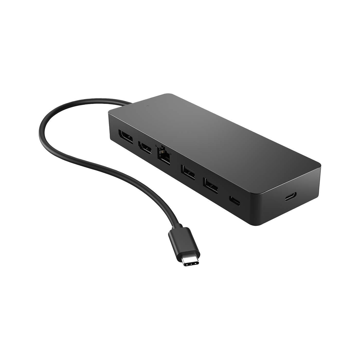 HP Universal USB-C Multiport Hub 1xHDMI 1xDisplayPort 1.2 2xUSB-A 1xUSB-C 1xUSB-C passthrough port 1xRJ45 SmartBuy
