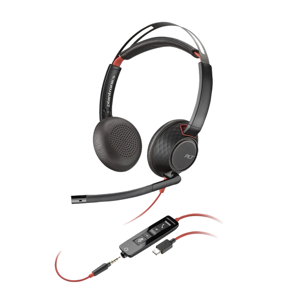 Poly Blackwire C5220 Stereo USB-C + USB-A