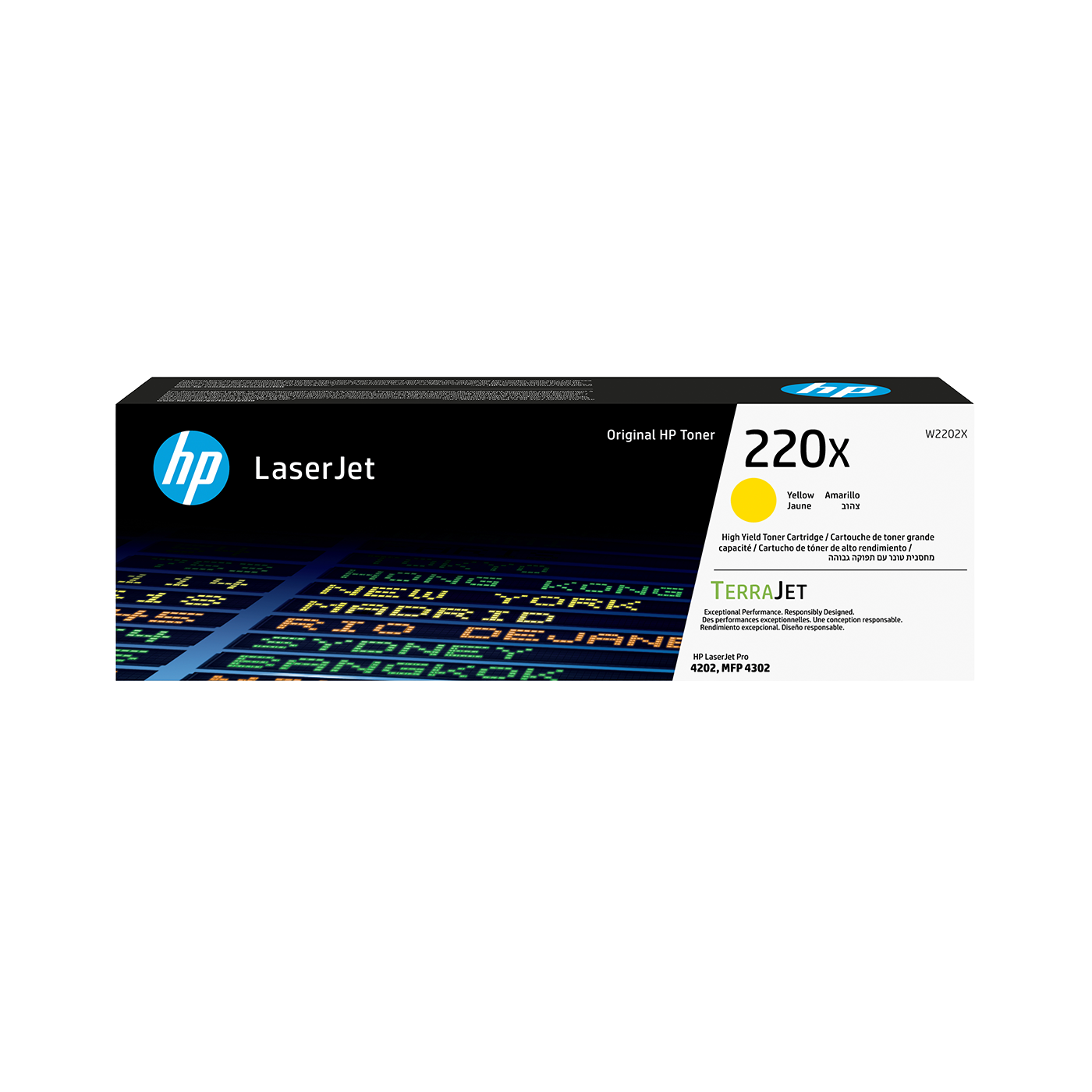 HP 220X Yellow Original LaserJet Toner Cartridge