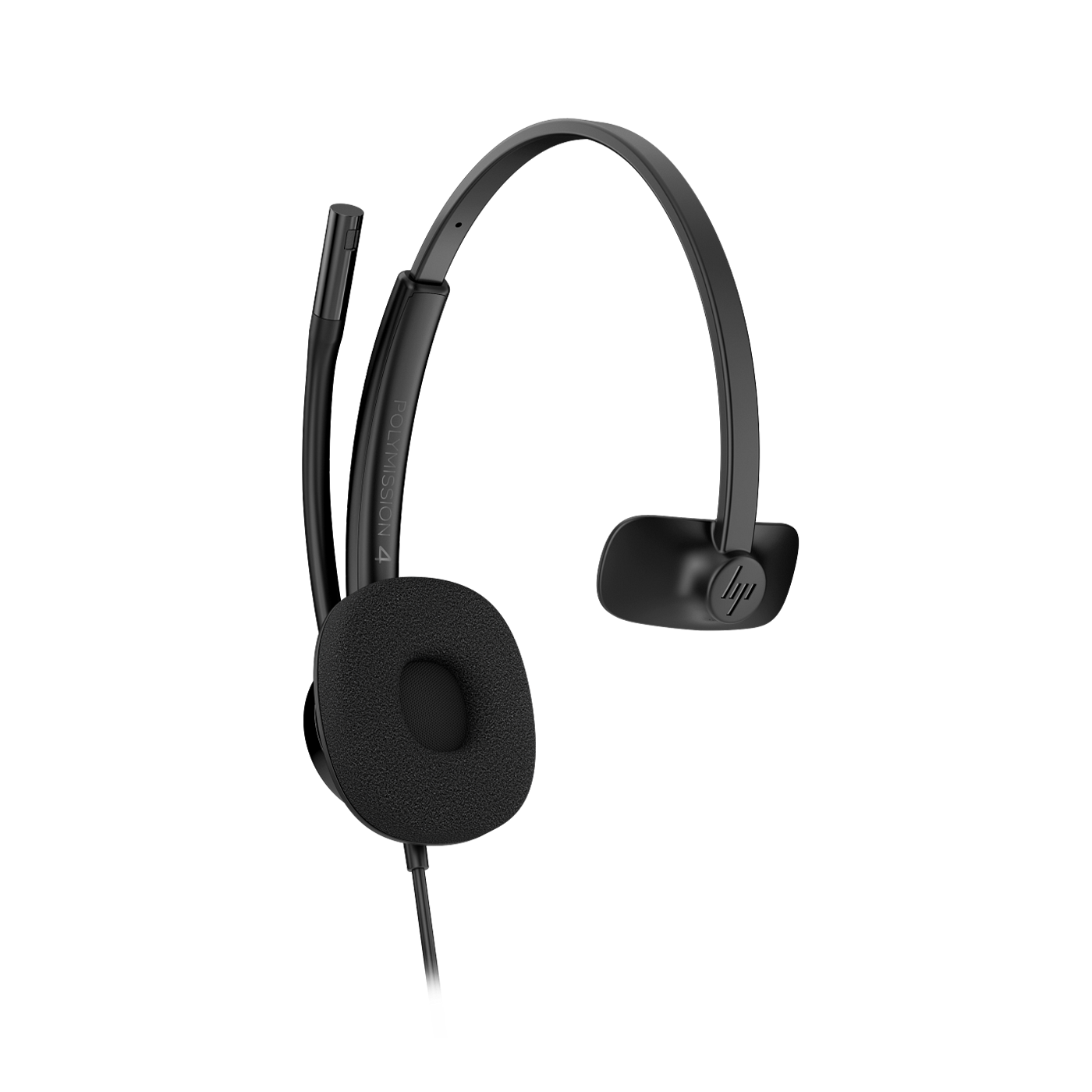 HP Poly Mission 415 Monaural USB Wired Headset Classic Bulk